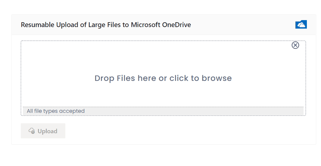 DEMO: Uploading Large Files to OneDrive